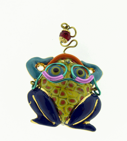 Frog with Glasses V7826G Frog with Glasses V7826G