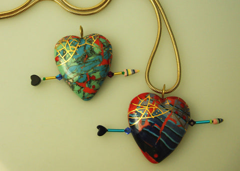 Heart of Cupid pin / pendant
