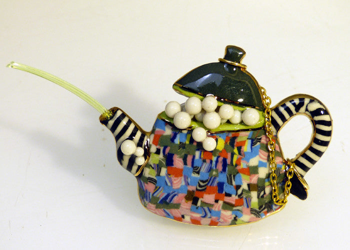 Tea Pot with bubbles V711