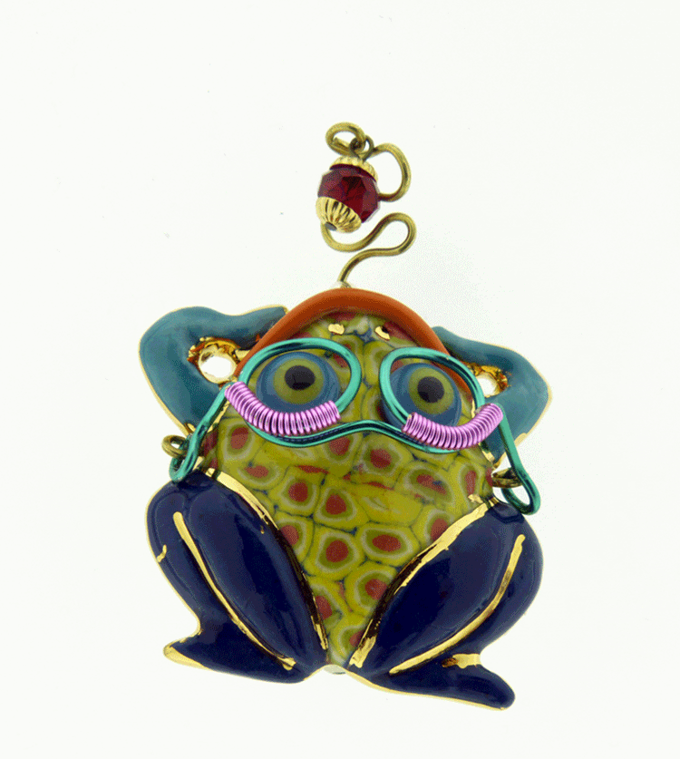 Frog with Glasses V7826G